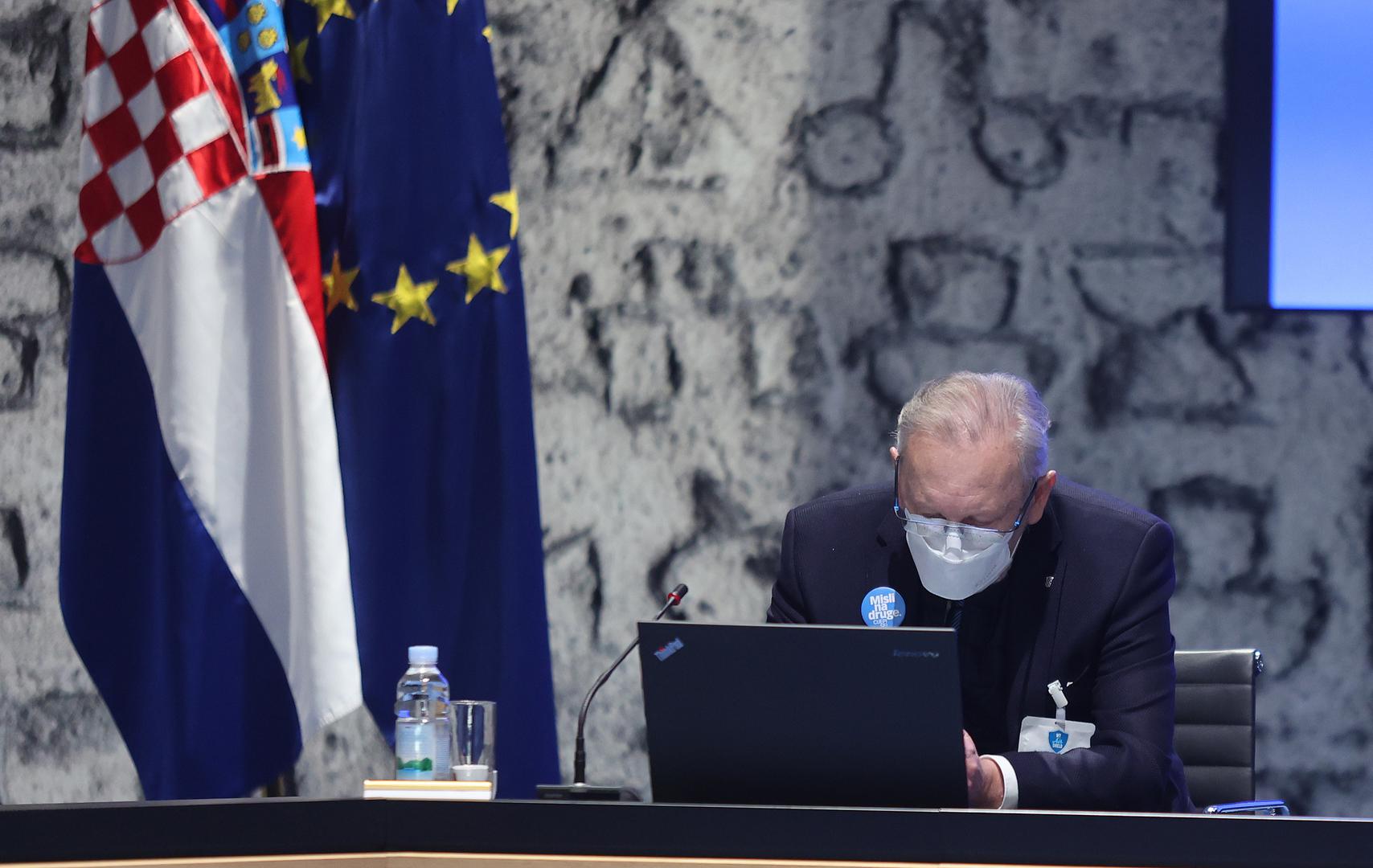 14.01.2021., Zagreb - Odrzana sjednica vlade u Nacionalnoj i sveucilisnoj knjiznici. Photo: Marko Prpic/PIXSELL