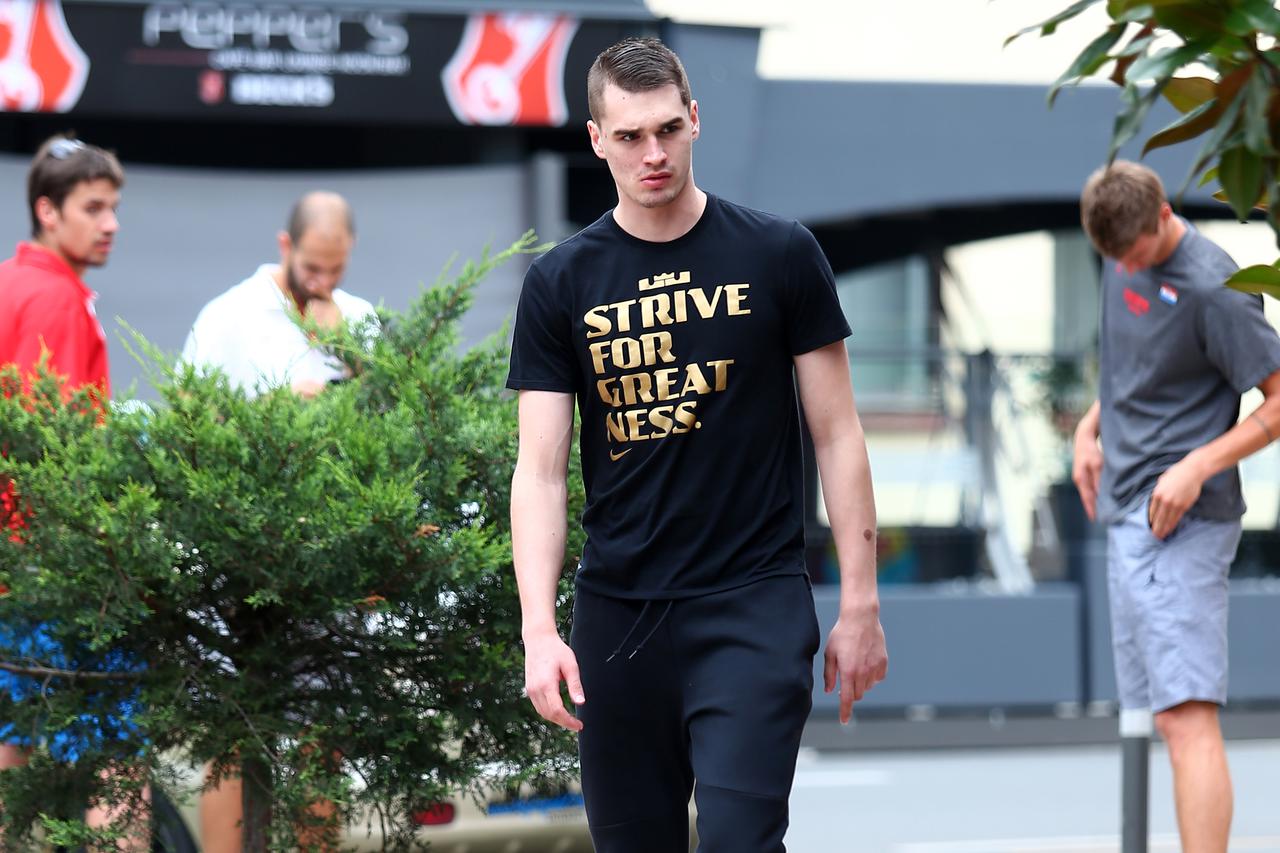 Zagreb: Okupljanje hrvatske košarkaške reprezentacije