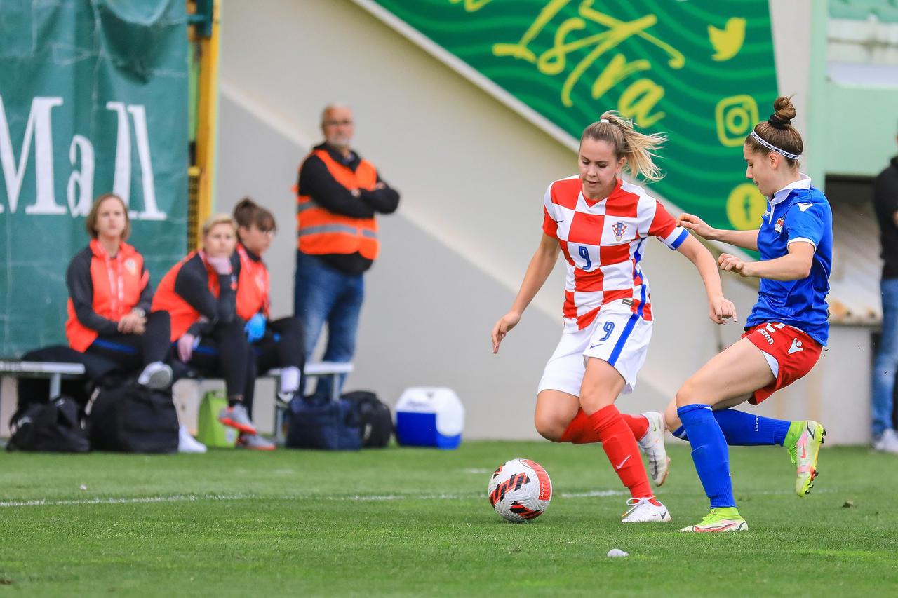 Susret Hrvatske i Lihtenštajna u kvalifikacijskom turniru za žensko U-19 Europsko prvenstvo
