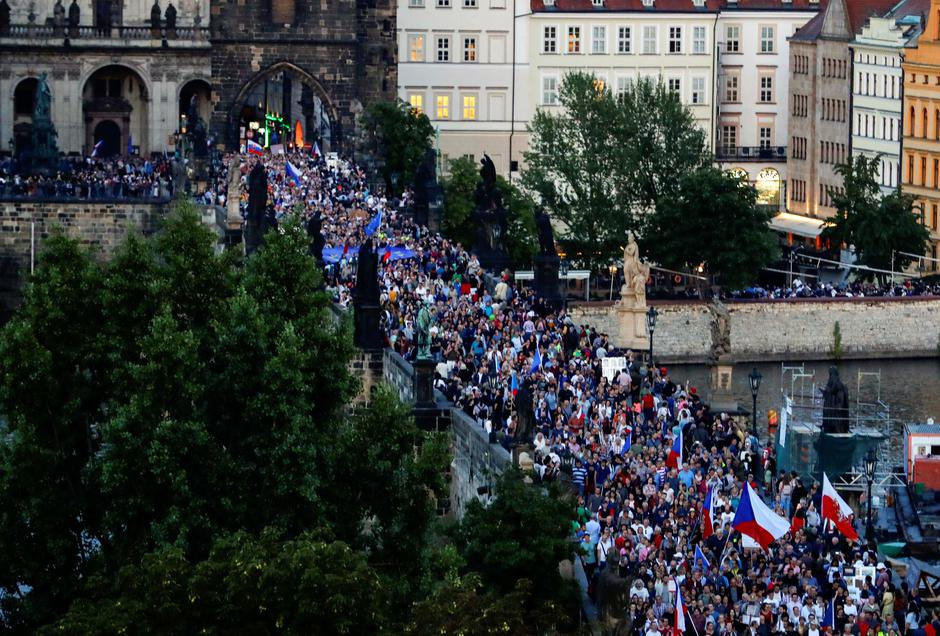 Prosvjedi u Češkoj
