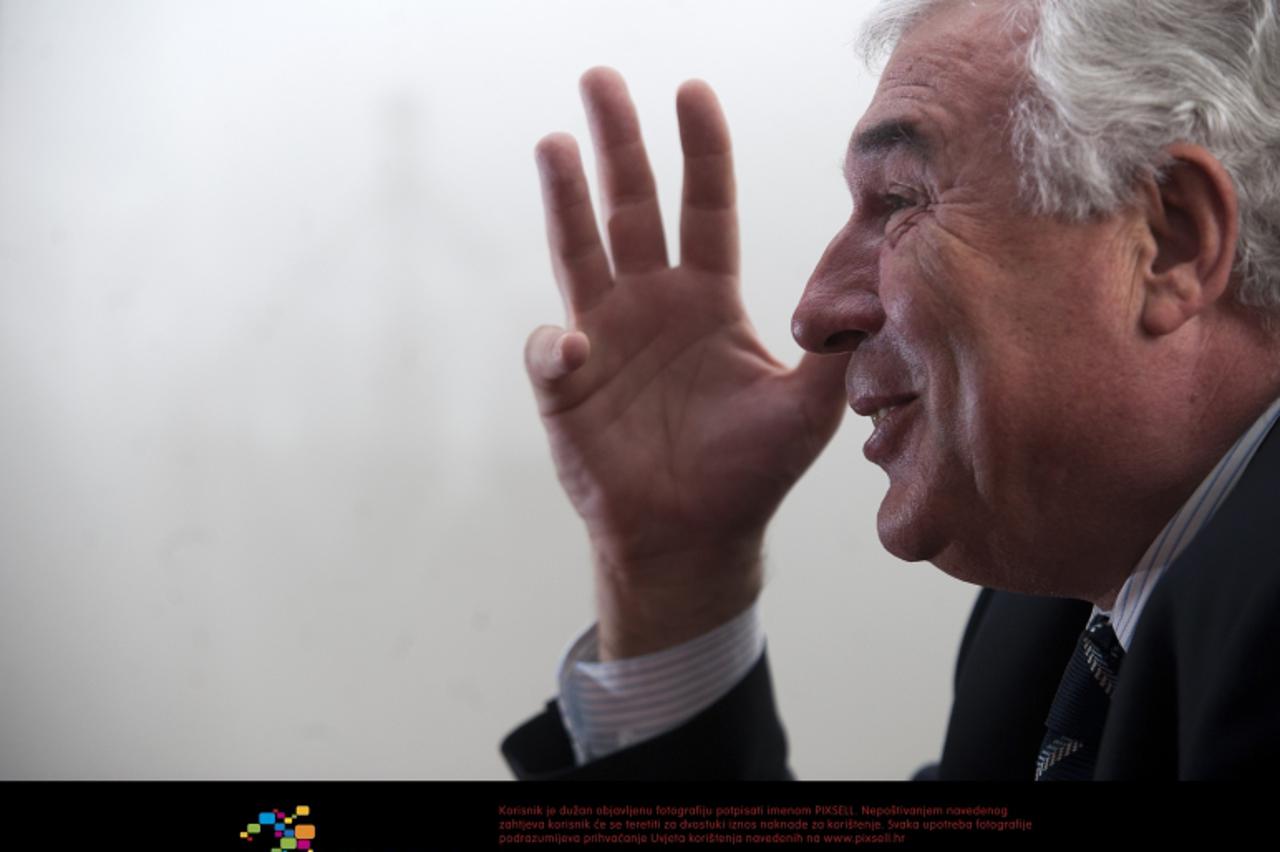 '14.03.2012., Zagreb - Prof. dr. Jure Radic, direktor Instituta gradjevinarstva Hrvatske. Photo: Daniel Kasap/PIXSELL'