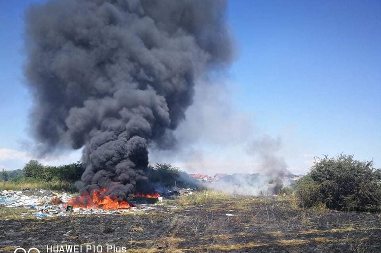Paljenje otpada u Međimurju