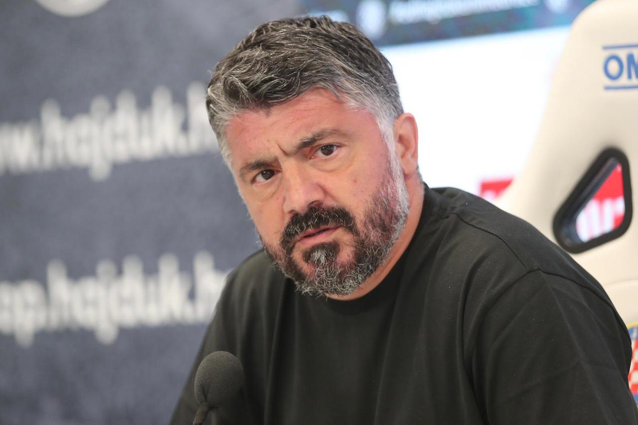 Split: Gennaro Gattuso održao konferenciju za medije uoči gostovanja u Osijeku
