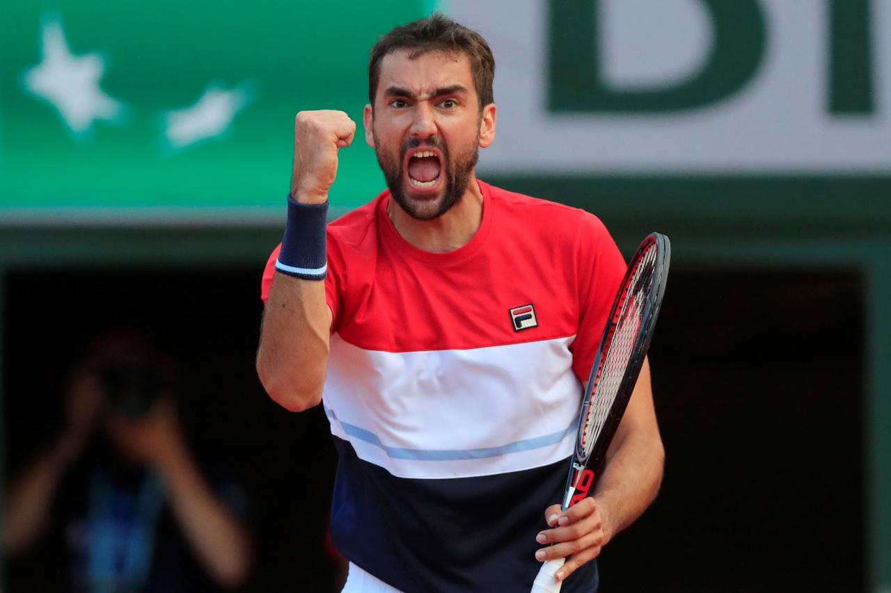 Roland Garros: Marin Čilić - Fabio Fognini