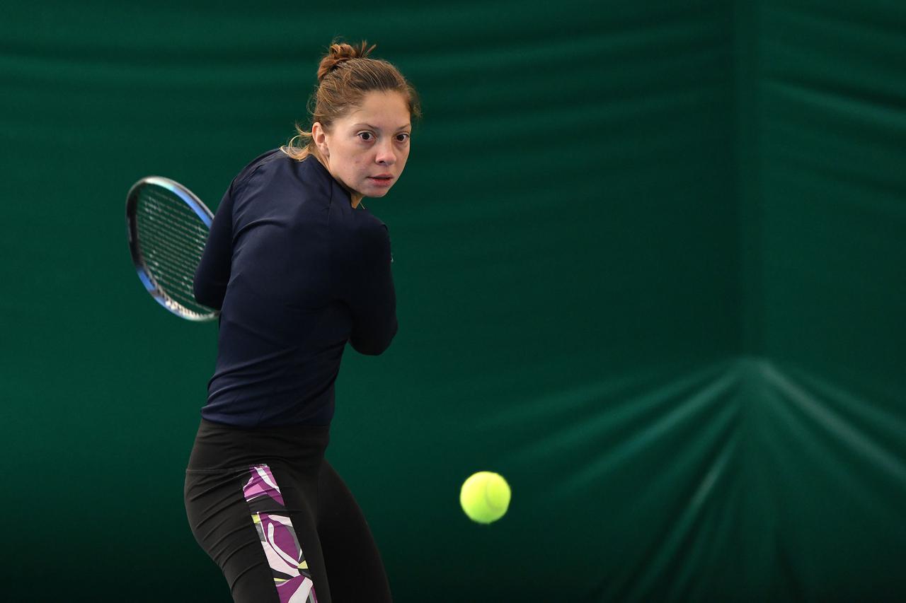 Čakovec: Trening tenisačice Antonie Ružić