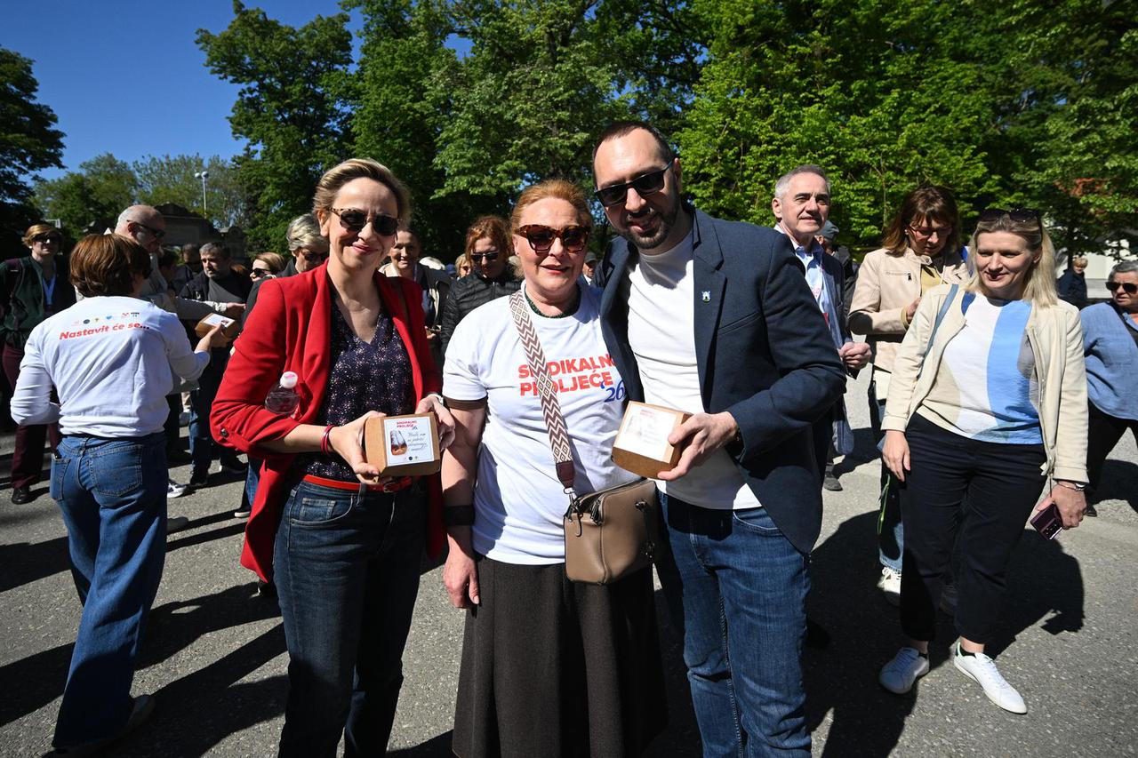 Zagreb: Tomislav Tomašević na proslavi Praznika rada u parku Maksimir