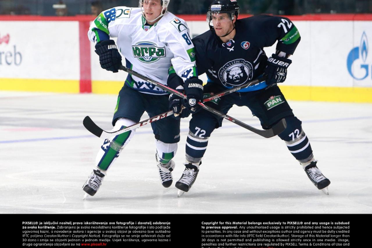'26.09.2013., Dom sportova, Zagreb - 10. kolo KHL, kontinentalne hokejaske lige, KHL Medvescak - Yugra Khanty Mansiysk. Photo: Dalibor Urukalovic/PIXSELL'