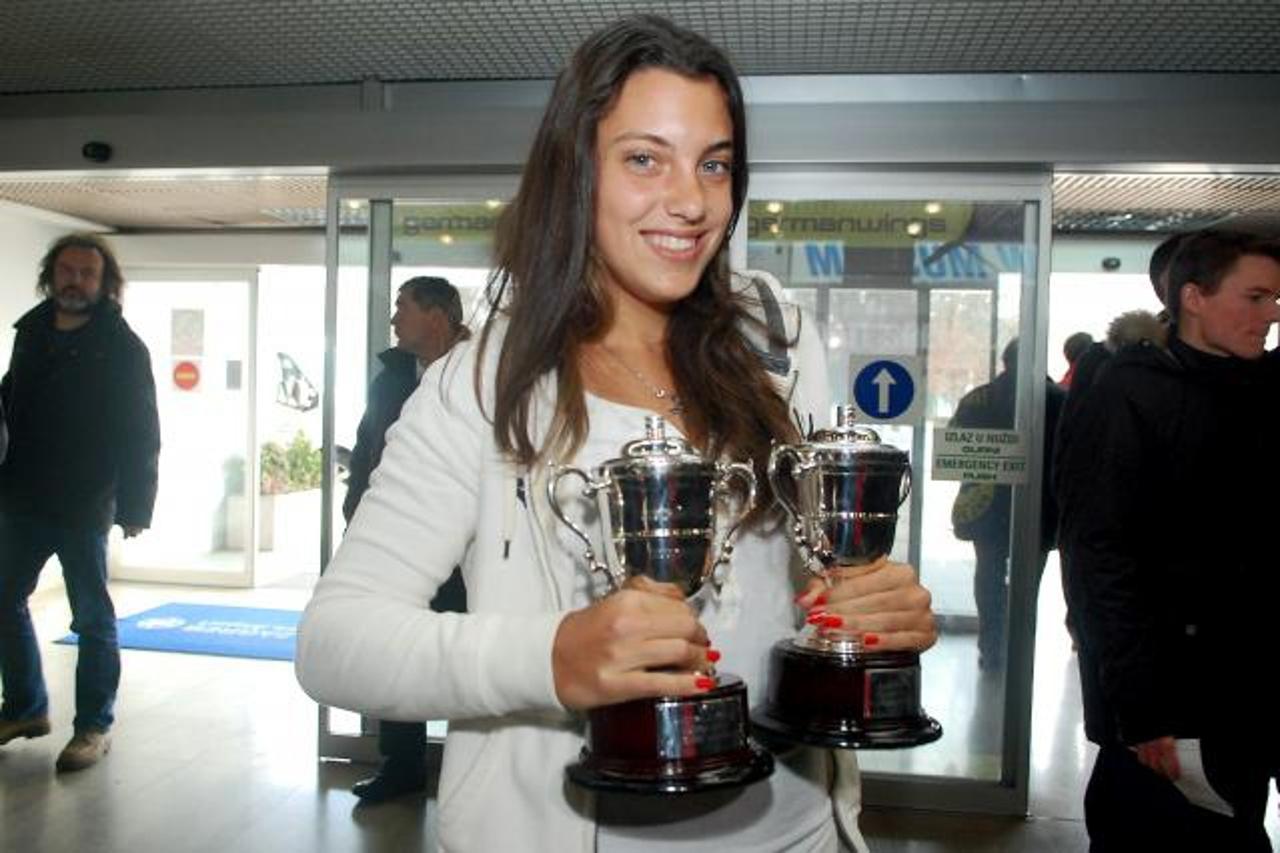 Ana Konjuh, doček na Plesu (1)