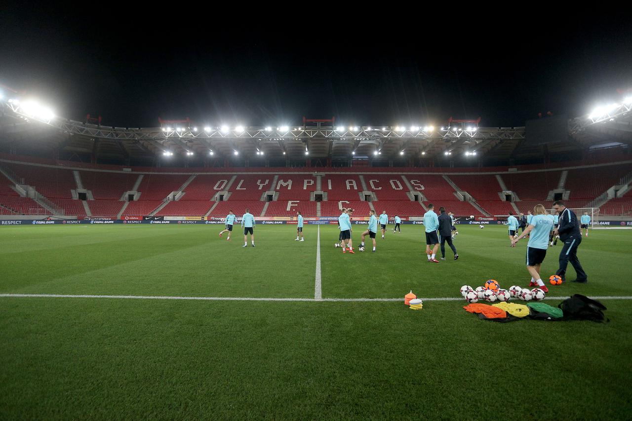 Trening hrvatske reprezentacije u Pireju