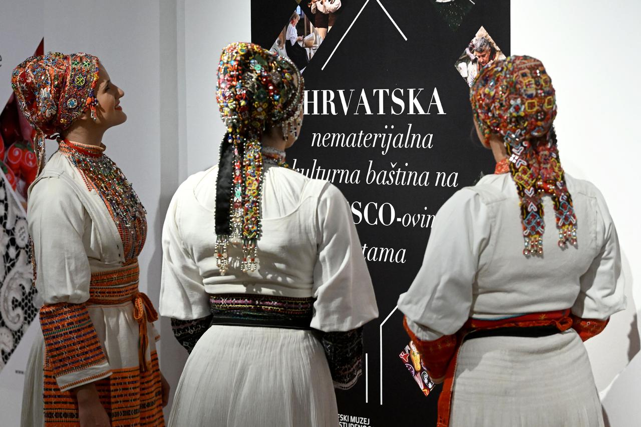Zagreb: Otvorenje izložbe "Hrvatska nematerijalna kulturna baština na UNESCO-ovim listama"