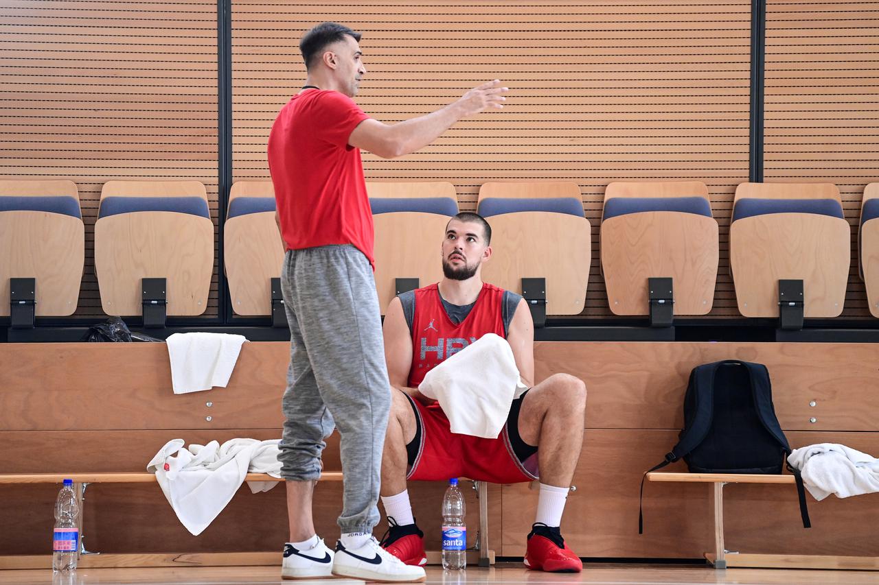 Zagreb: Hrvatski košarkaši odradili trening uoči odlaska na Olimpijski pretkvalifikacijski turnir