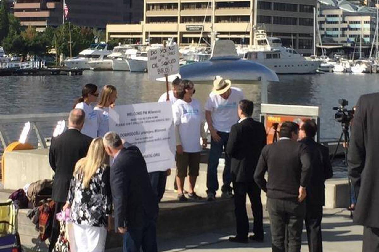 Aktivisti dočekali Milanovića u Seattleu