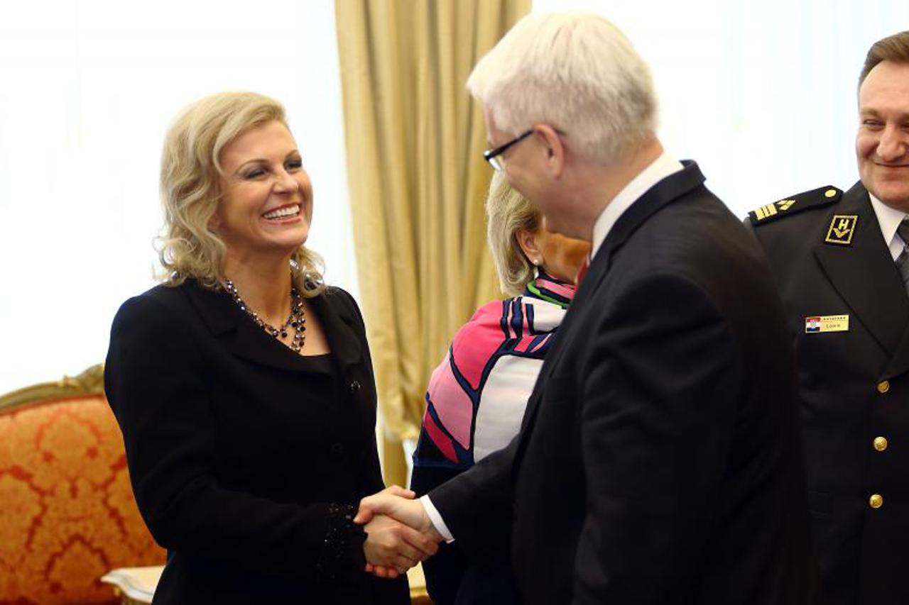 Kolinda Grabar Kitarović i Ivo Josipović