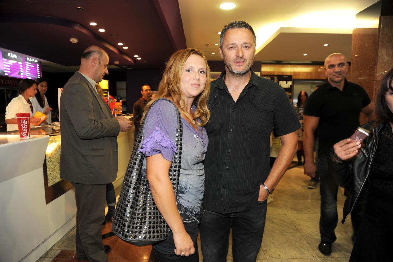 Zagreb, 20. rujna 2011., Movieplexx u Kaptol Centru - Premijera filma ''Joseph''. Marko Perkovic Thompson sa suprugom Sandrom. Photo: Robert Gaspert