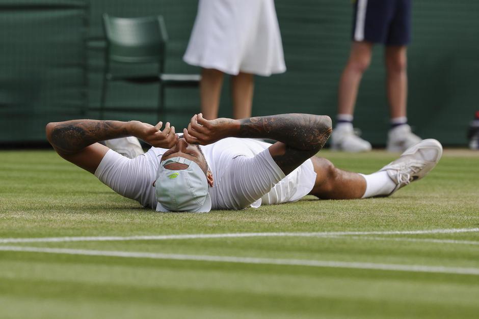 Wimbledon Day 10 Cristian Garin v Nick Kyrgios