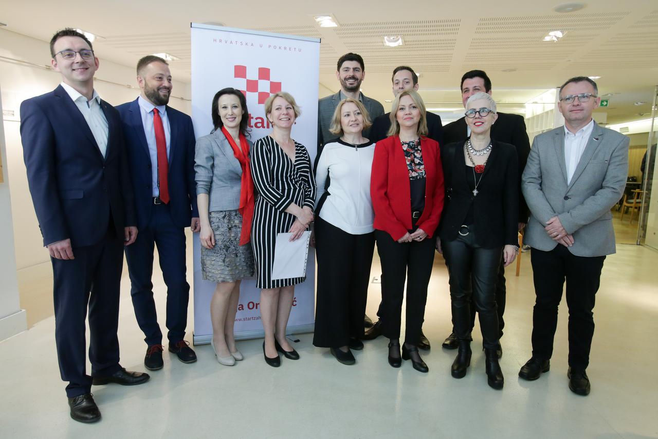 Predstavljanje liste kandidata stranke Start za izbore Europskog parlamenta