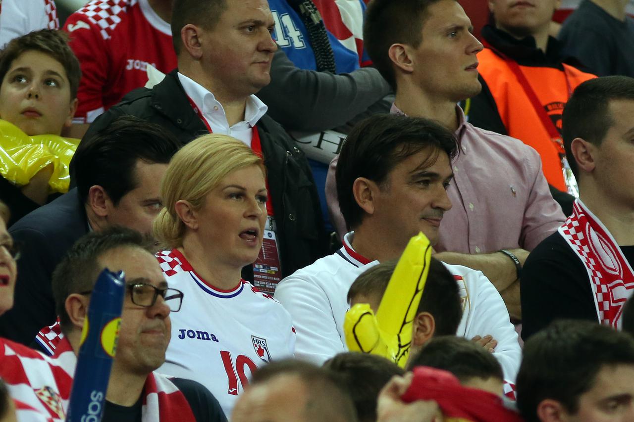 Kolinda Grabar-Kitarović i Zlatko Dalić