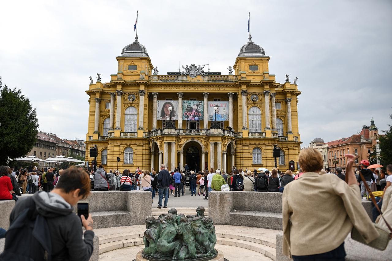 Zagreb: Dan otvorenog trga u organizaciji Hrvatskog narodnog kazališta