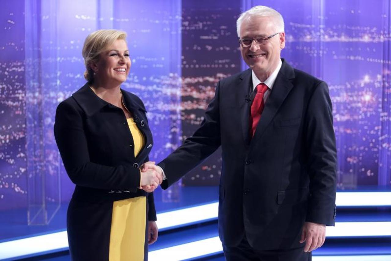 Kolinda Grabar Kitarović i Ivo Josipović