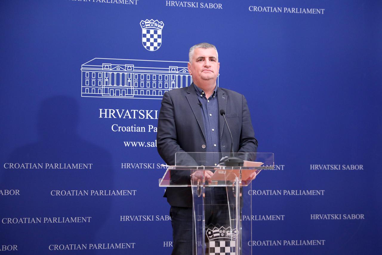 Zagreb: Miro Bulj na konferenciji za medije Kluba zastupnika Mosta nezavisnih lista
