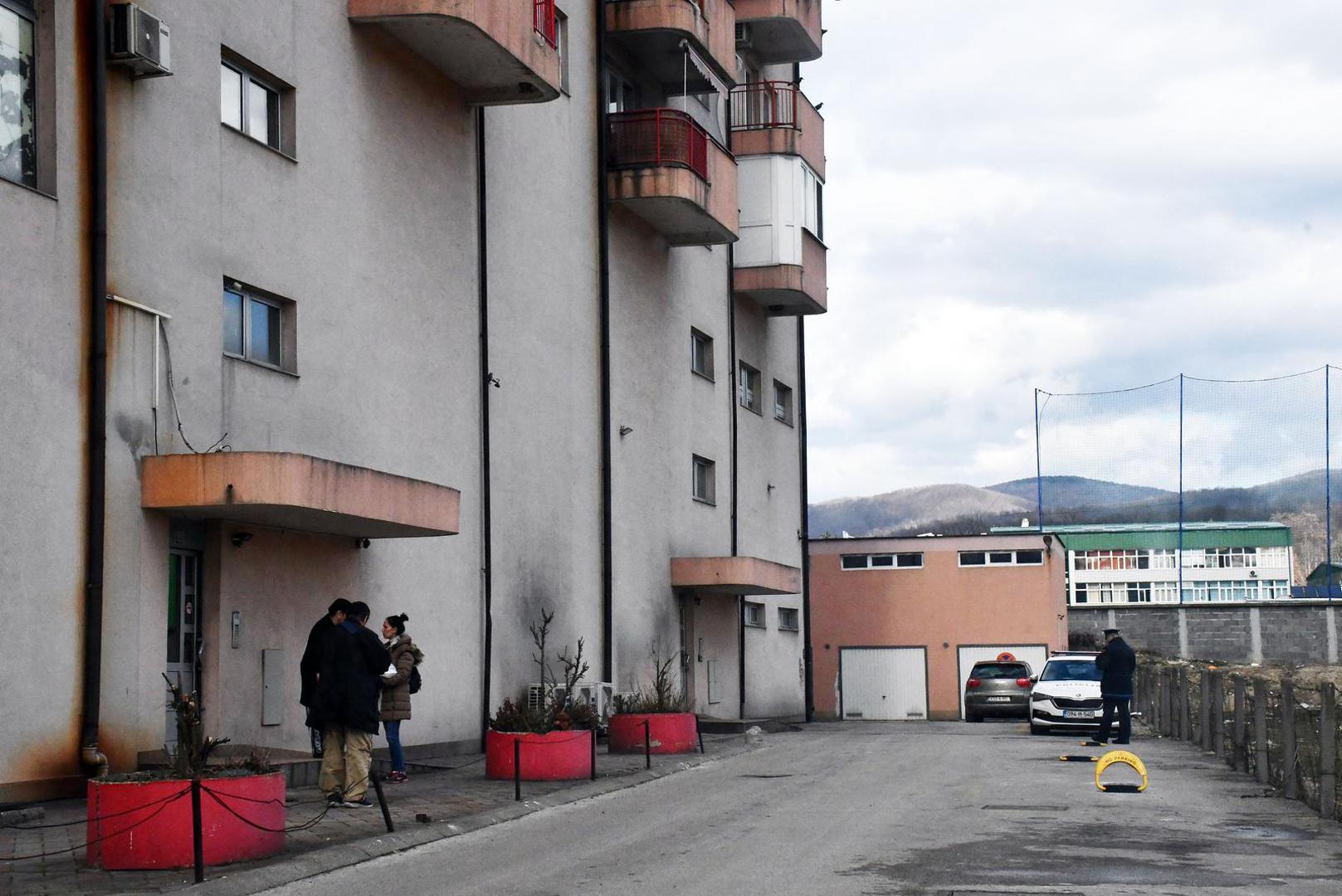 13.02.2025., Kalesija - Dvostruko ubojstvo u obiteljskom stanu u Kalesiji. Muskarac ubio suprugu (37) i sina (13). Photo: Ivica Galovic/PIXSELL