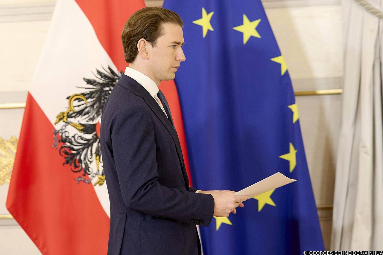 AUSTRIA-VIENNA-CHANCELLOR-KURZ-RESIGNATION-ANNOUNCEMENT