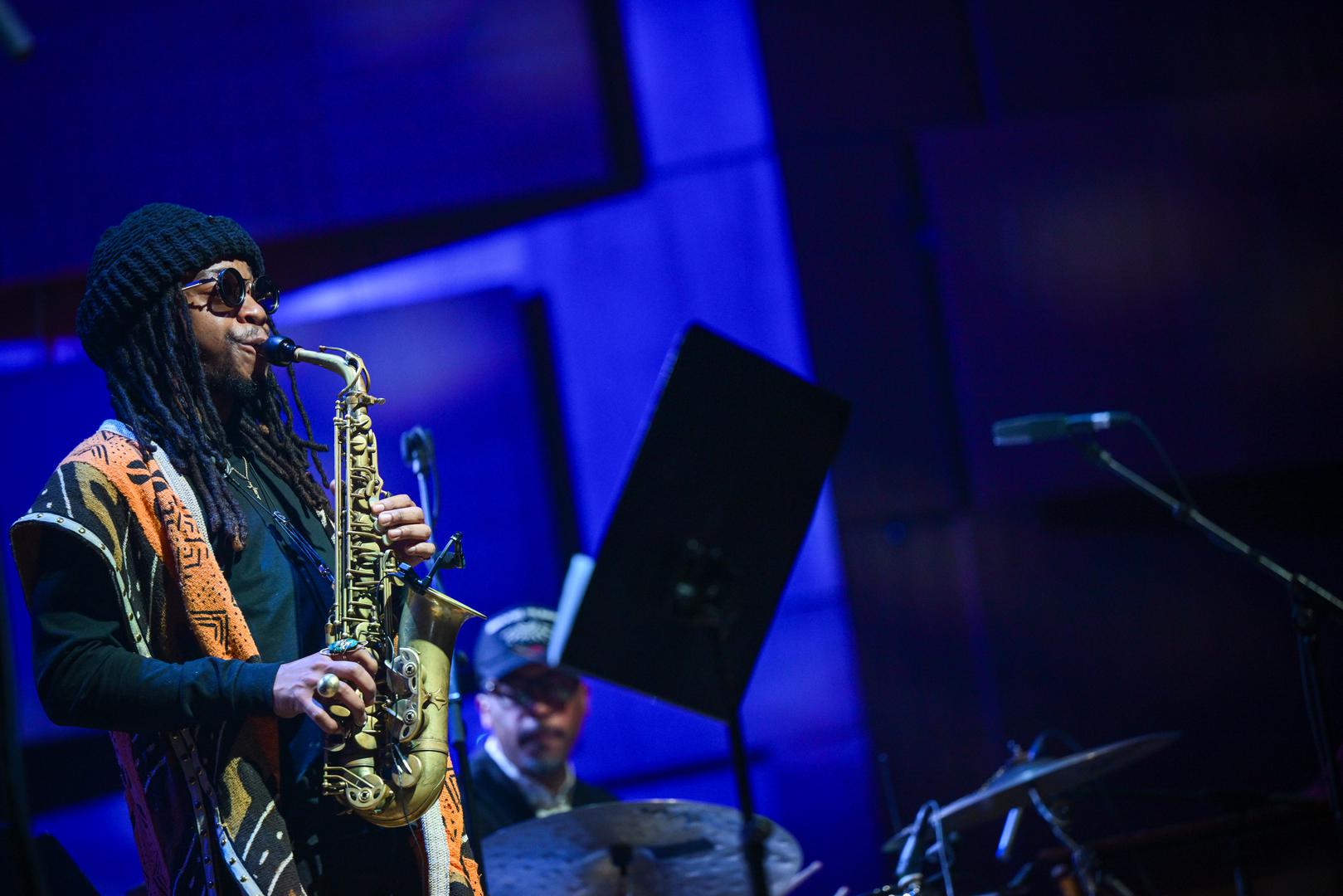 23.01.2026., Zagreb - Nagradjivani americki glazbenik Gregory Porter s bendom u pratnji Zagrebacke filharmonije nastupio  u KD Vatroslav Lisinski povodom otvaranja 17. Zagreb Jazz Festivala.   Photo: Neva Zganec/PIXSELL