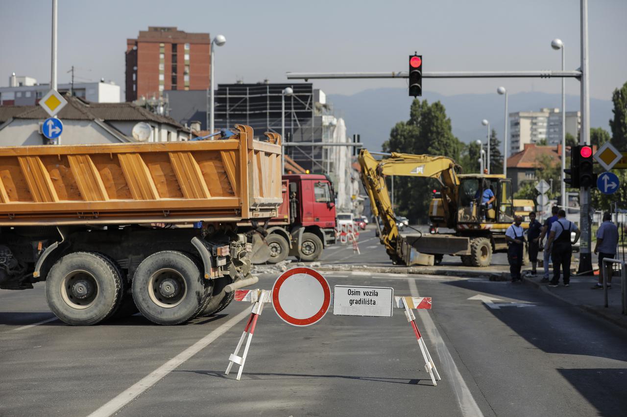 Zagreb: Radovi na obnovi komunalne infrastrukture u Selskoj