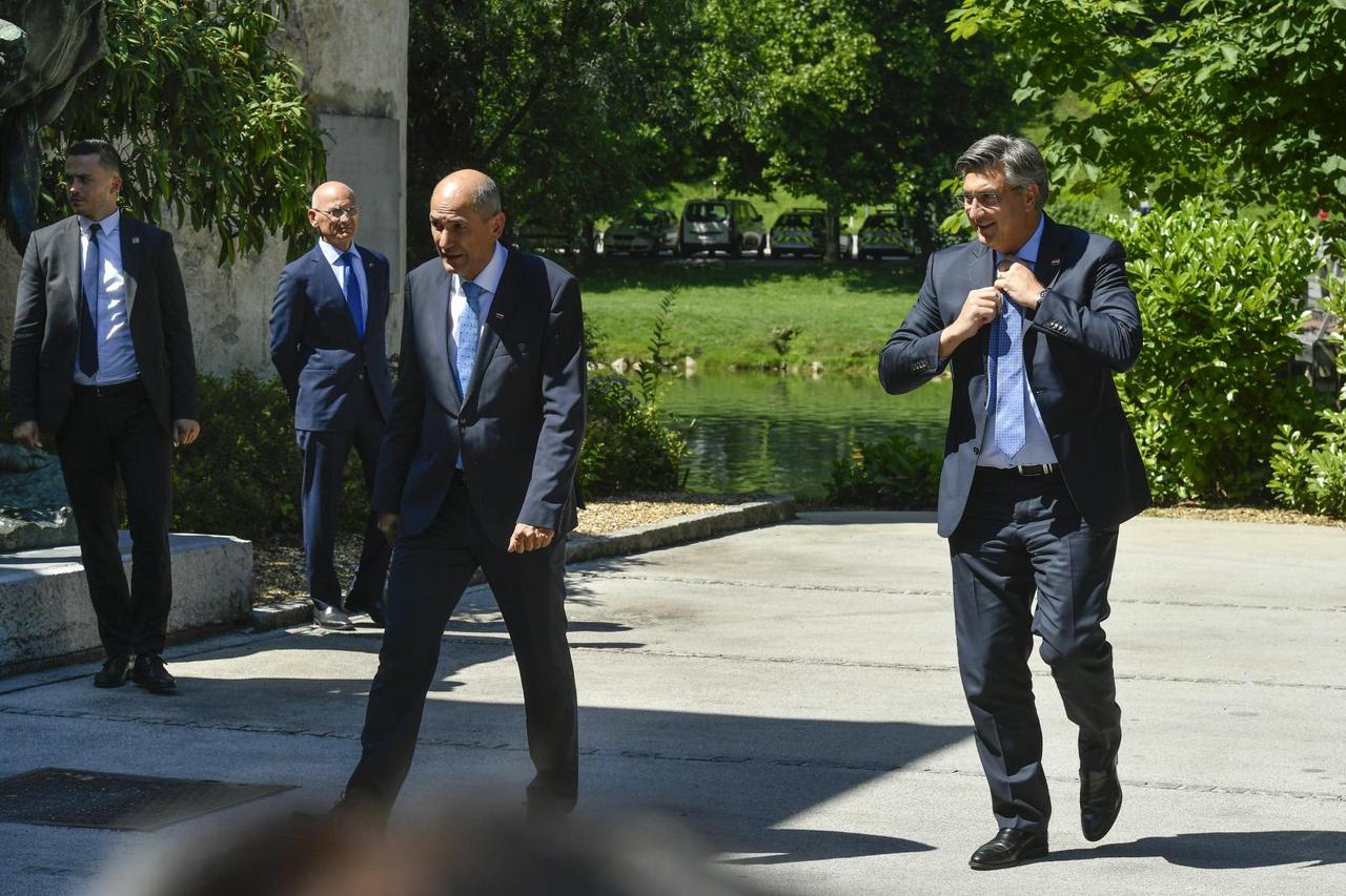 Premijer Andrej Plenković sastao se sa slovenskim kolegom Janšom
