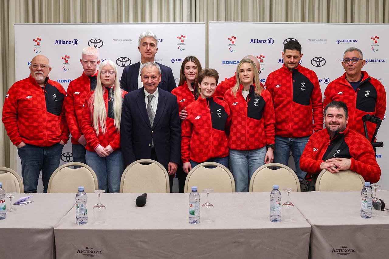 Zagreb: Konferencija za medije hrvatske paraolimpijske reprezentacije uoči odlaska na Zimske paraolimpijske igre