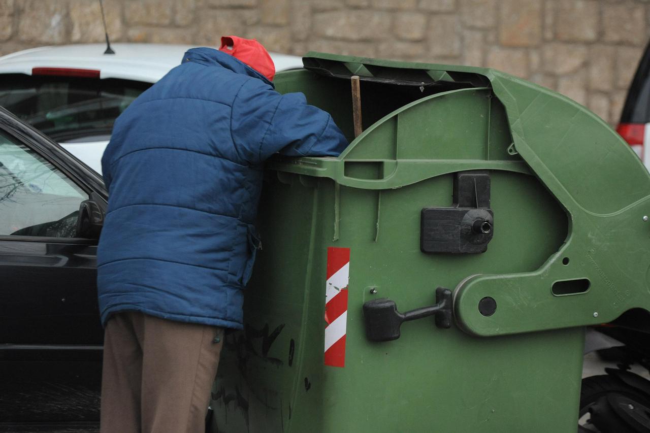 Kontejner, kopanje po smeću