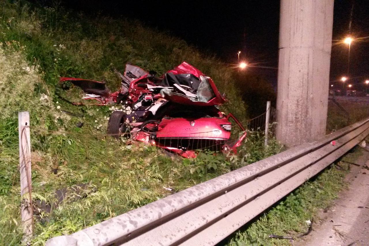 Prometna nesreća u kojoj su stradali Oskar Kadrnka i Matija Capar