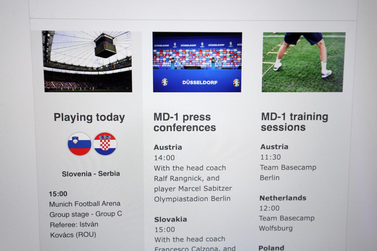 Gaf UEFA-e, Srbija nastupa pod zastavom Hrvatske