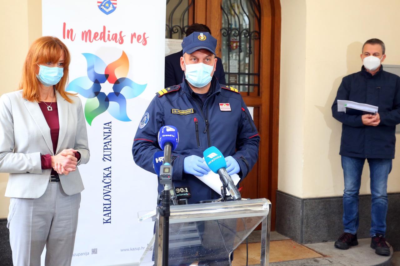 Konferencija za medije Stožera civilne zaštite Karlovačke županije