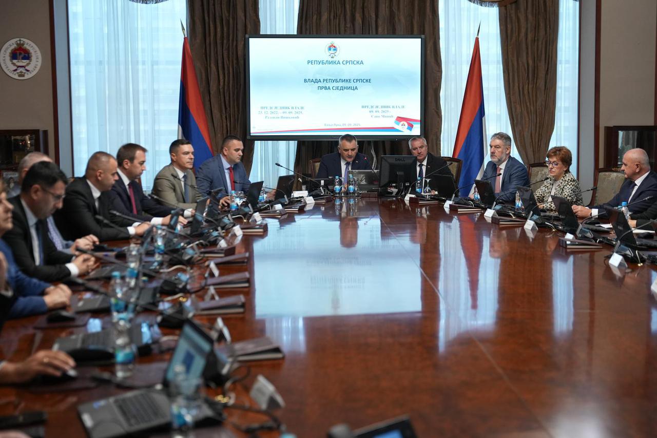 Nova Vlada Republike Srpske danas preuzima dužnost