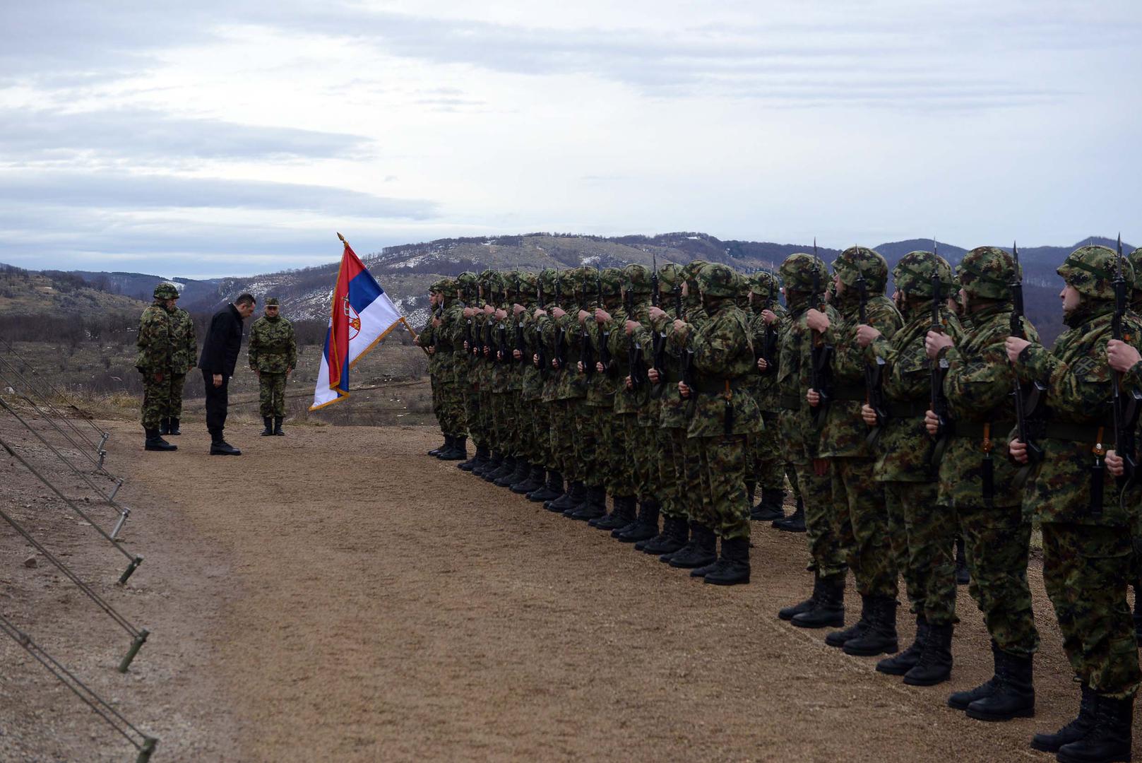 Na vježbi su bili srbijanski ministar obrane Aleksandar Vulin i načelnik Glavnog stožera Vojske Srbije general Ljubiša Diković.