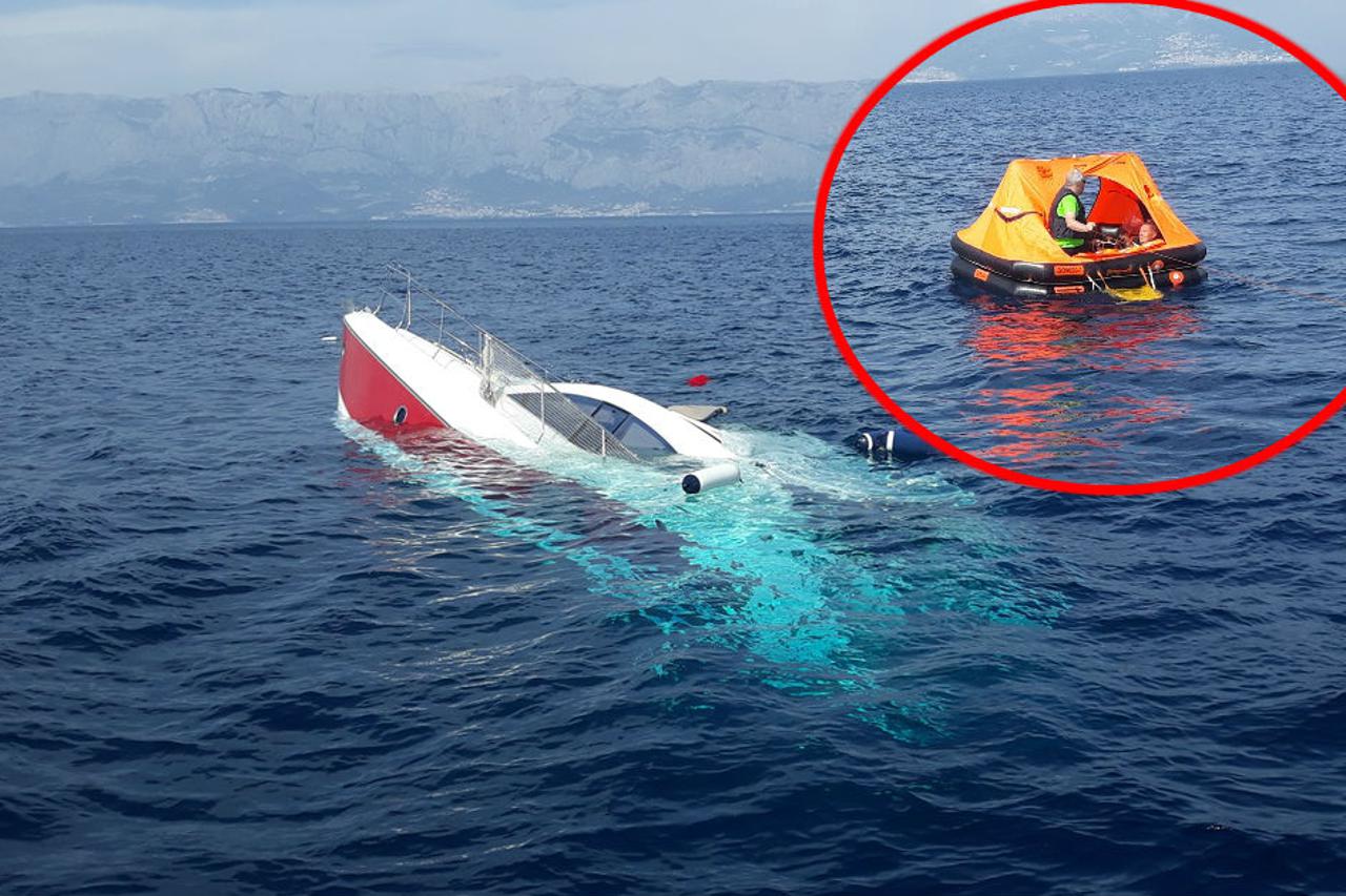 Potonula jahta kod Hvara