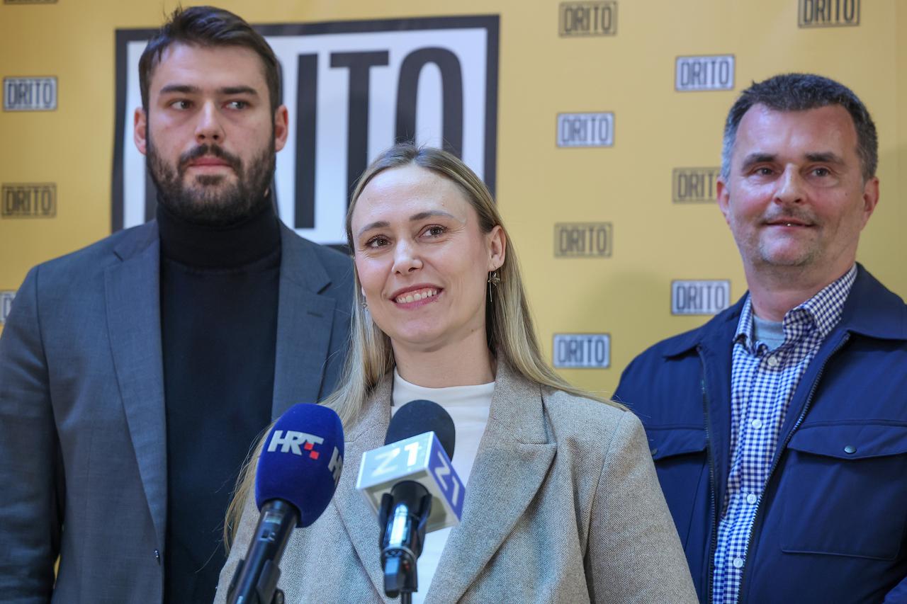 Zagreb: Konferencija za medije stranke "Drito"