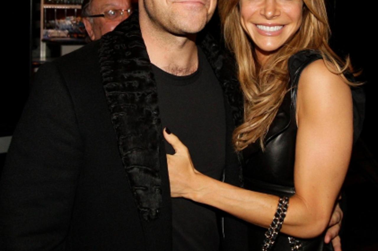 'Robbie Williams arrives with his wife Ayda Field for the press night of Panto's On Strike, at the Opera House in Manchester.Photo: Press Association/PIXSELL'