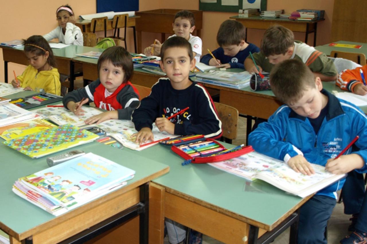 'Podravina-bilogora,  Grubisno Polje U Velikim Zdencima samo su cetiri prvasica koji razred dijele s pet godinu dana starijih kolega Michael Palijan / VLM'