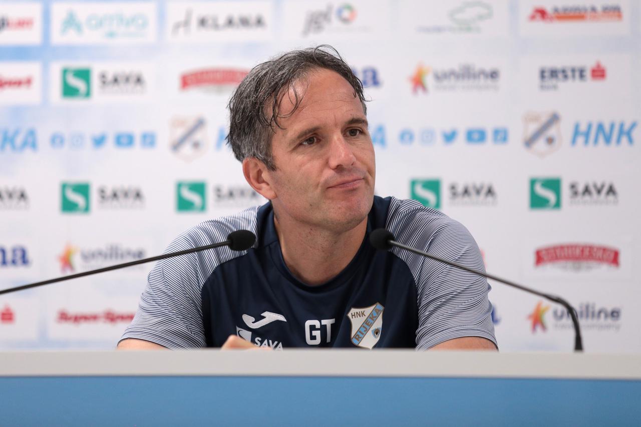 Rijeka: Trener Rijeke Goran Tomić održao konferenciju za medije