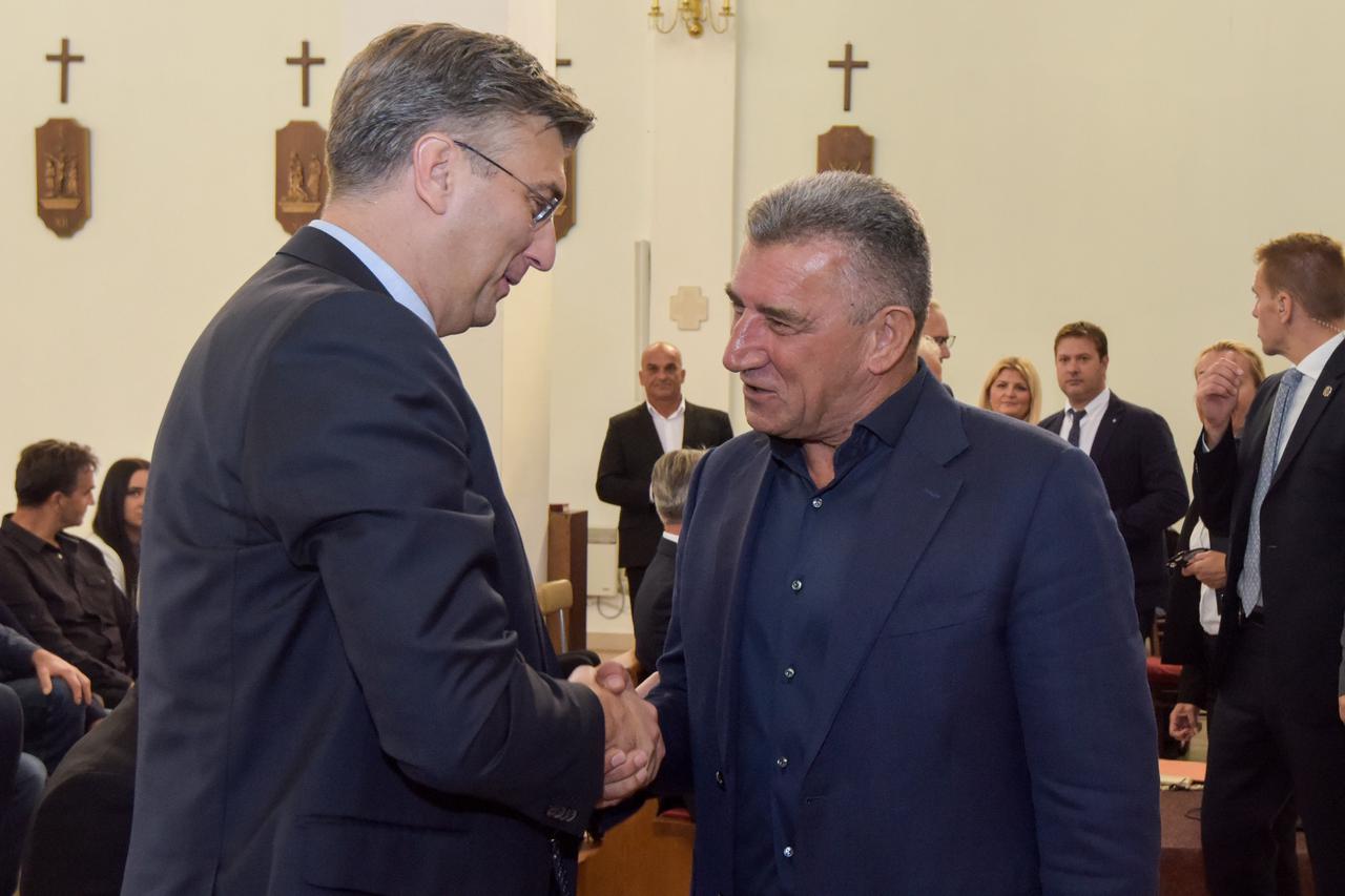 Andrej Plenković i ostali na svečanoj akademiji povodom Dana obrane grada Zadra