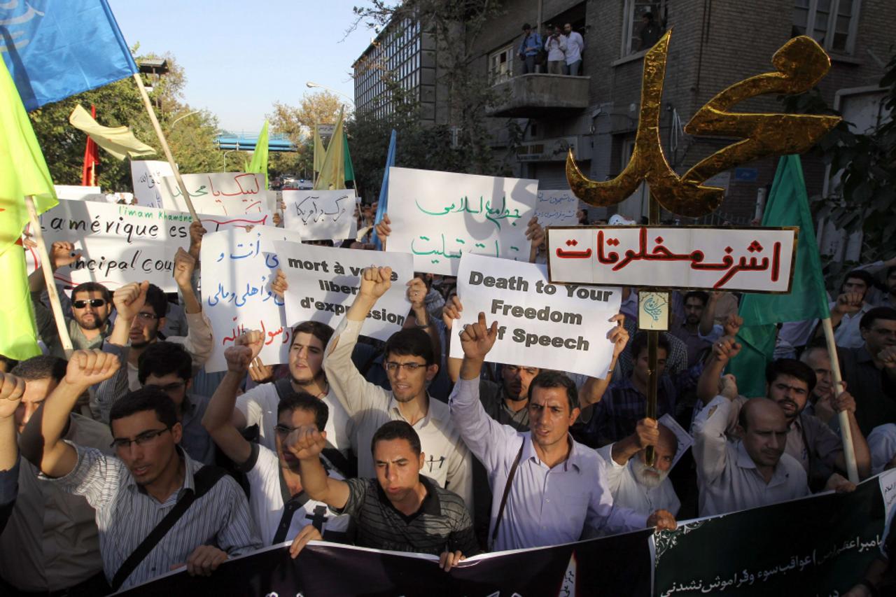 Iran (1) Teheranski prosvjedi protiv ismijavanja proroka Muhameda