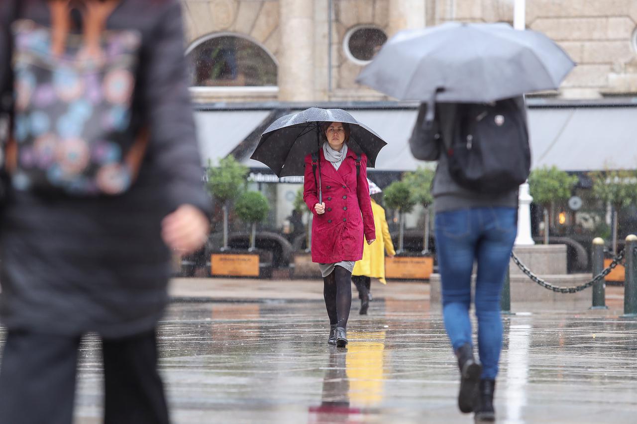 kiša u Zagrebu