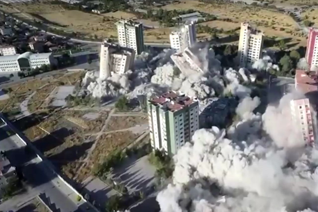 Srušene zgrade u Turskoj