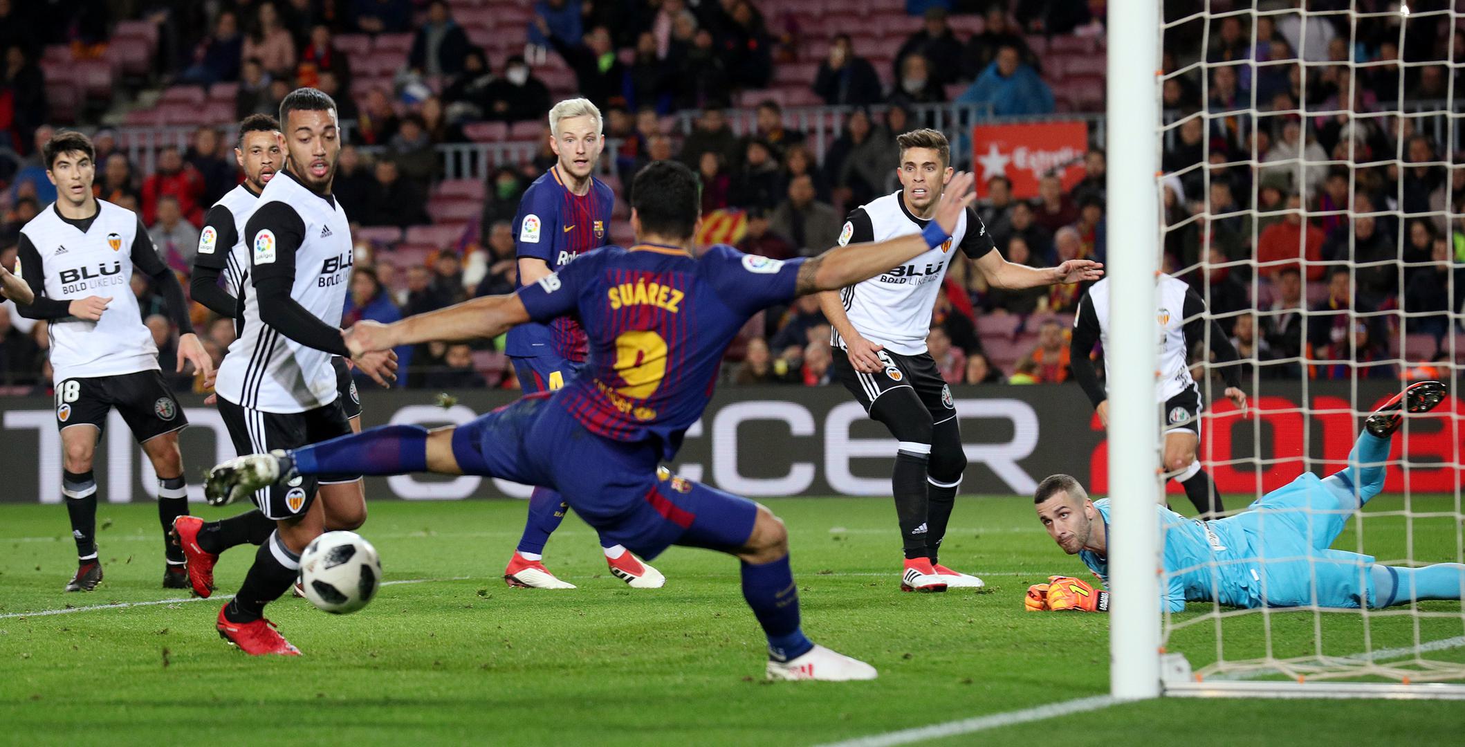 Barcelona je sinoć u prvoj polufinalnoj utakmici Španjolskog kupa svladala Valenciju s 1:0