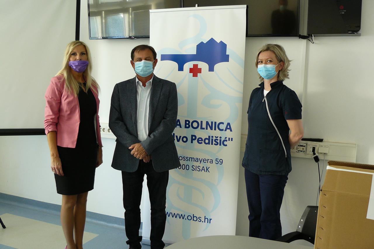 Tepih centar donirao sisačkoj bolnici vrijedan aparat