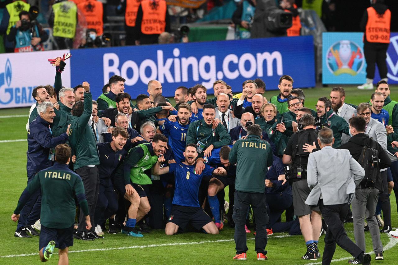 ENG, UEFA EM 2021, Italien vs Spanien