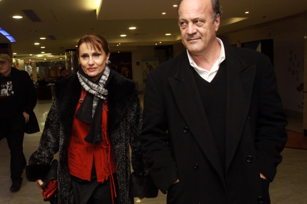 '26.01.2011., Zagreb - U Movieplexu u Centru Kaptol odrzana je premijera filma Crni labud, kojoj su nazocile mnoge osobe iz hrvatskog javnog zivota,Almira Osmanovic, Jakov Sedlar .  Photo: Zarko Basic