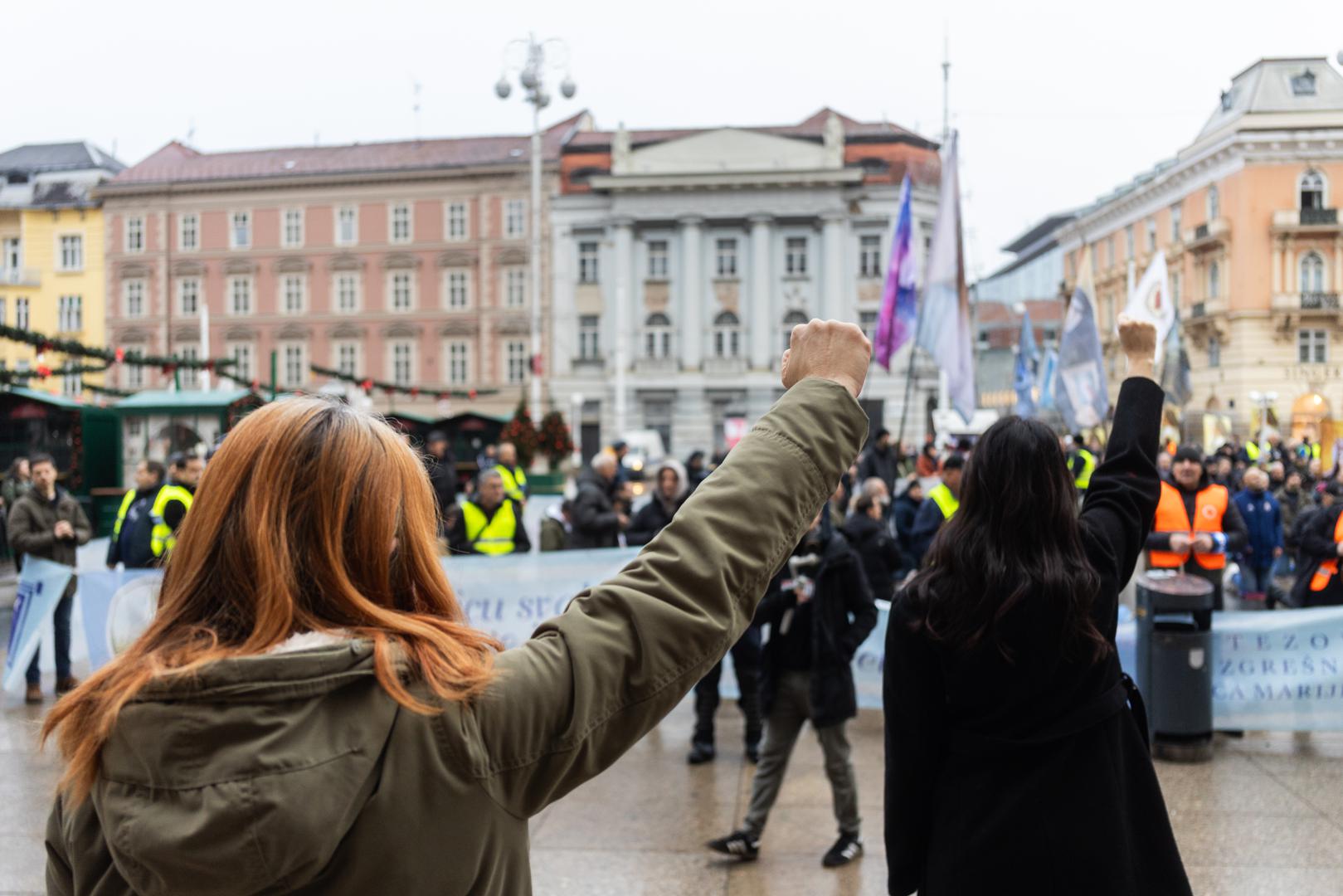 06.12.2025., Zagreb: Treca godisnjica performansa Tiha misa umjetnice Arijane Lekic-Fridrih, ujedno i posljednja Tiha misa u javnom prostoru Photo: Mia Slafhauzer/PIXSELL